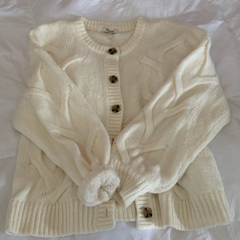 Madewell button down cardigan